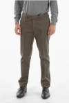 Corneliani Id Cotton Stretch Mid-rise Malga Chino Pants
