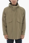 Corneliani Id Giada Dintex Windbreaker Jacket With Removable Hood