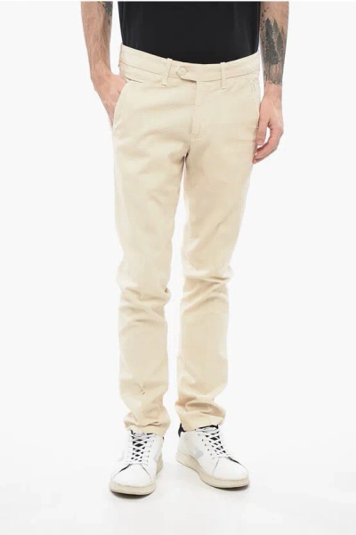 CORNELIANI ID HOPSACK CHINO PANTS