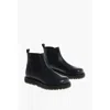 Corneliani Id Leather Chelsea Boots In Black