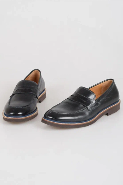 Corneliani Id Leather Penny Loafer