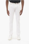 Corneliani Id Collection Jeans With 5 Pockets And Button Closure And Em