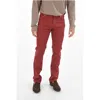 Corneliani Id Luxury Denim Stretched Cotton Lazise Pants With 5 Pockets
