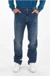 Corneliani Id Luxury Denim Dark-washed Jeans With 5 Pockets 17cm