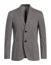 Corneliani Id Man Blazer Black Size 38 Cotton, Silk
