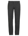 Corneliani Id Man Pants Charcoal Size 40 Cotton, Elastane In Gray