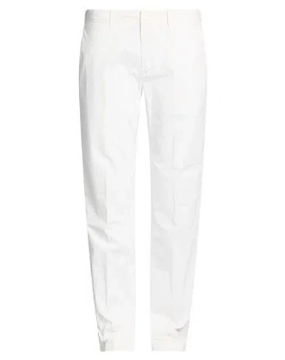 Corneliani Id Man Pants White Size 28 Cotton, Elastane