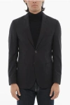 Corneliani Id Patch Pocketed Stretch Wool Blazer