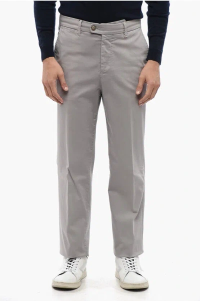 Corneliani Id Regular Fit Chino In Gray