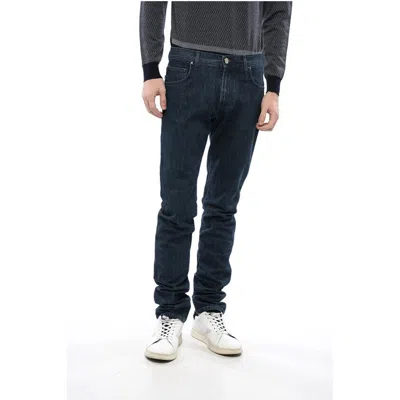 Corneliani Id Regular Fit Selvedge Denims In Blue