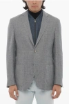Corneliani Id Side Vents Identity 2-button Blazer With Removable Chest
