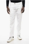 Corneliani Id Solid Color Chino Pants With Belt Loops