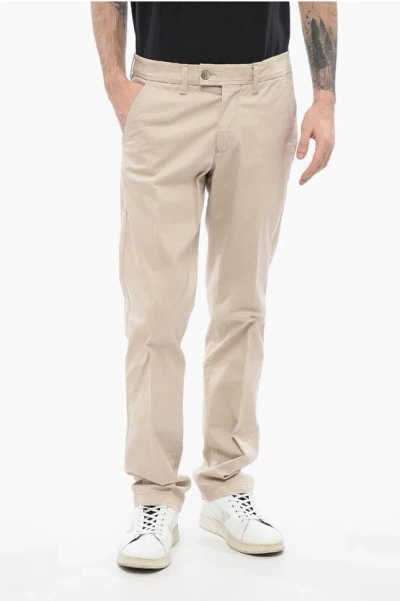 Corneliani Id Stretch Cotton Chino Pants