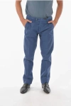 Corneliani Id Stretched Cotton Chino Pants With 5 Pockets