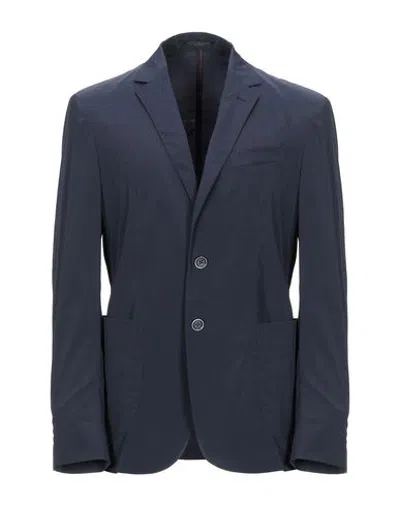 Corneliani Id Suit Jackets In Dark Blue