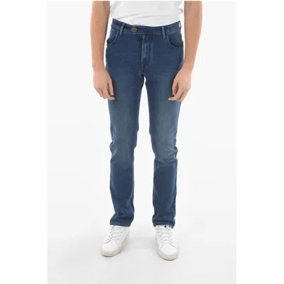 Corneliani Id Dark Wash Slim Fit Denims