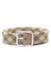 CORNELIANI INTERWOVEN-DESIGN BELT