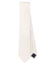 Corneliani Interwoven-design Silk Tie In Neutrals