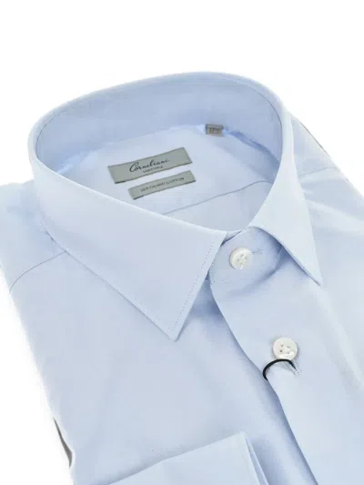 Corneliani Italian-collar Shirt In Blue