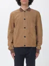 Corneliani Jacket Men In Brown