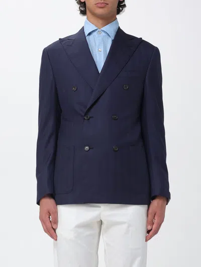 Corneliani Jacket Men In Animal Print