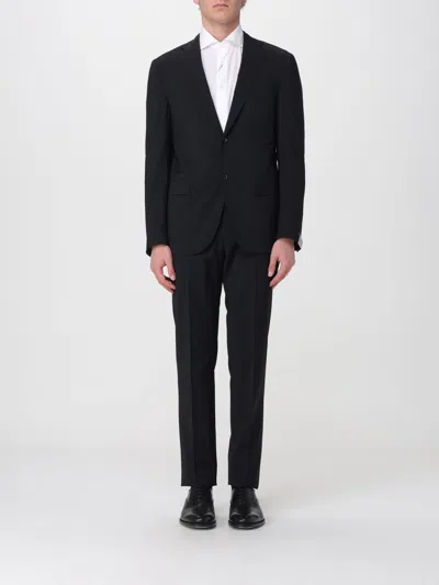 CORNELIANI CORNELIANI 弹力初剪羊毛单排扣西装,I23241002