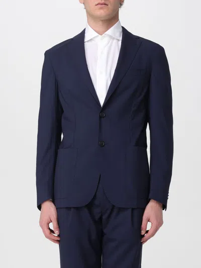 Corneliani Jacket  Men Color Blue