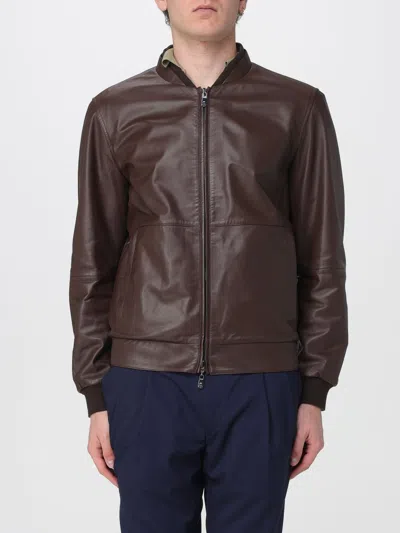 CORNELIANI CORNELIANI REVERSIBLE LEATHER JACKET,I23237032