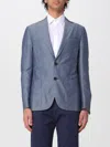 Corneliani Jacket  Men Color Multicolor In Gray