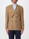 Corneliani Jacket  Men Color Brown In Neutral