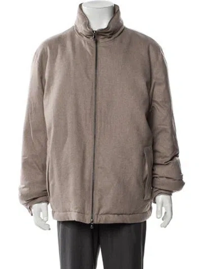 Pre-owned Corneliani Jacket In Neutral