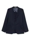 Corneliani Hopsack Virgin Wool Blazer