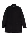 Corneliani Refined Blue Tailored Jacket In Black