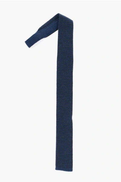 Corneliani Jacquard Cashmere Blend Tie