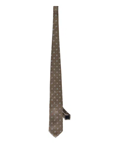 CORNELIANI JACQUARD SILK TIE