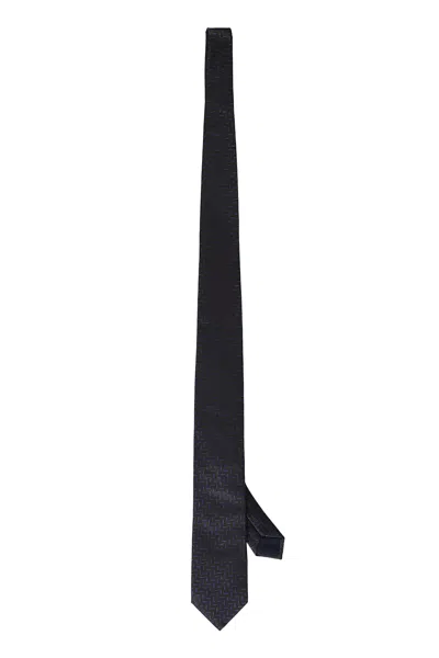 CORNELIANI JACQUARD SILK TIE