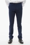 Corneliani Jacquard Virgin Wool Pants With Belt Loops Grösse 44