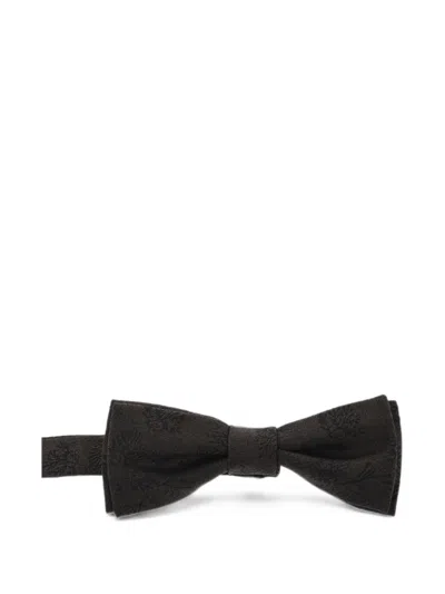 Corneliani Jacquard-woven Bow Tie In Brown