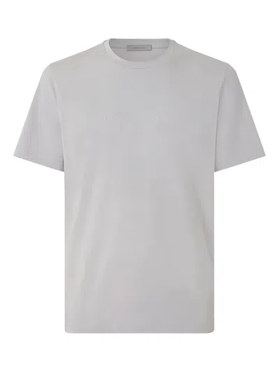 Corneliani Jersey Crew-neck T-shirt In Gray