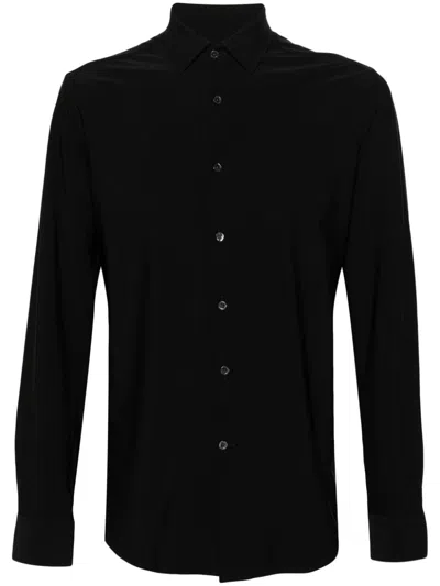 Corneliani Jersey Shirt In Black