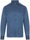 Corneliani Jersey Shirt In Blue