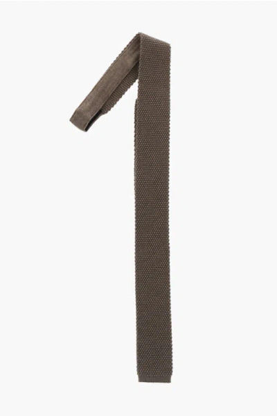 Corneliani Knitted Cashmere Blend Tie