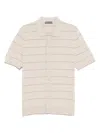Corneliani Knitted Shirt In Neutrals