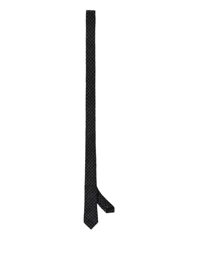 Corneliani Knitted Tie In Black