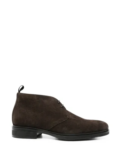 Corneliani Lace-up Derby Shoes In Brown