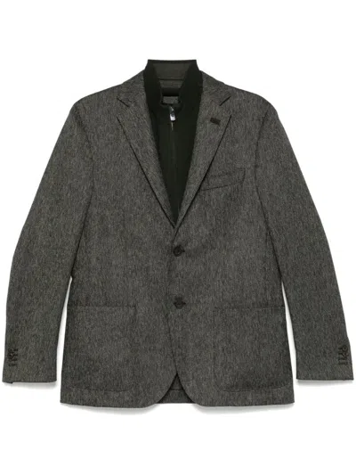 Corneliani Layered Blazer In Green