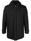 Corneliani Layered Padded Jacket In Black