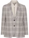 Corneliani Layered Single-breasted Blazer In 褐色