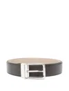 Corneliani Leather Belt In Brown