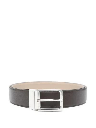 Corneliani Leather Belt In Brown